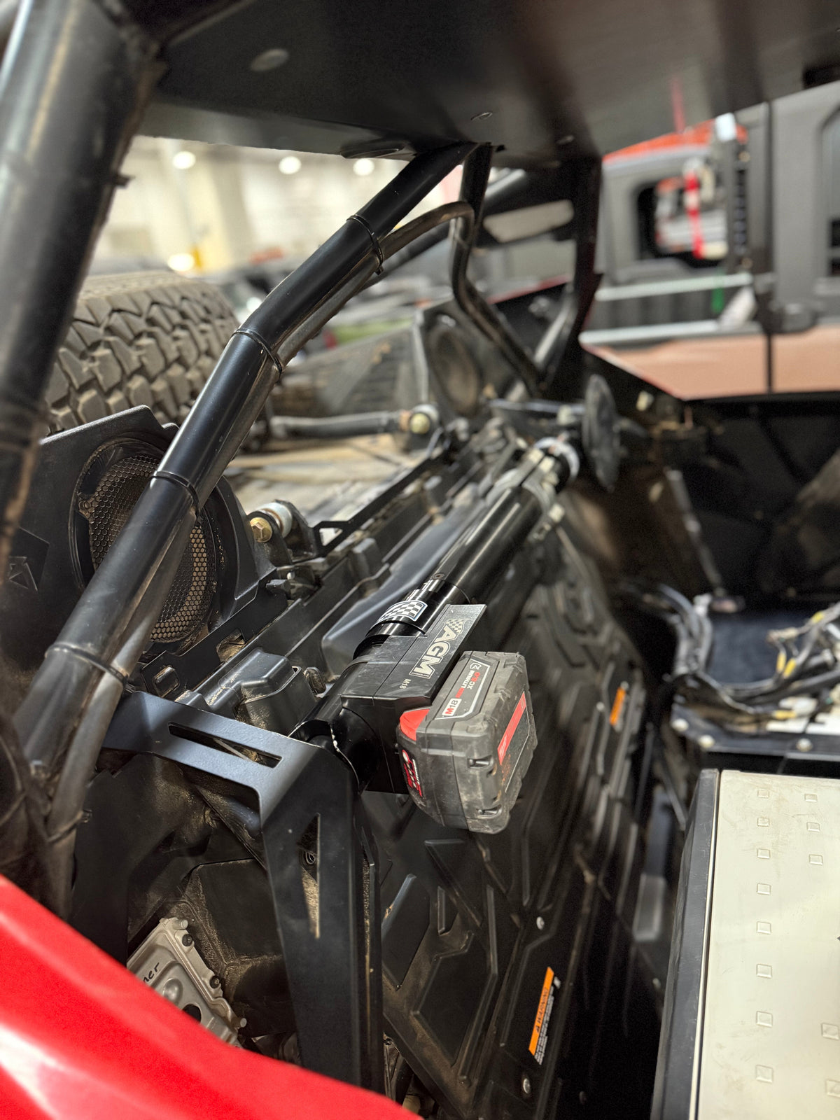 POLARIS PRO R AGM JACK MOUNT-Geiser Performance-2022-2024-Black Market UTV
