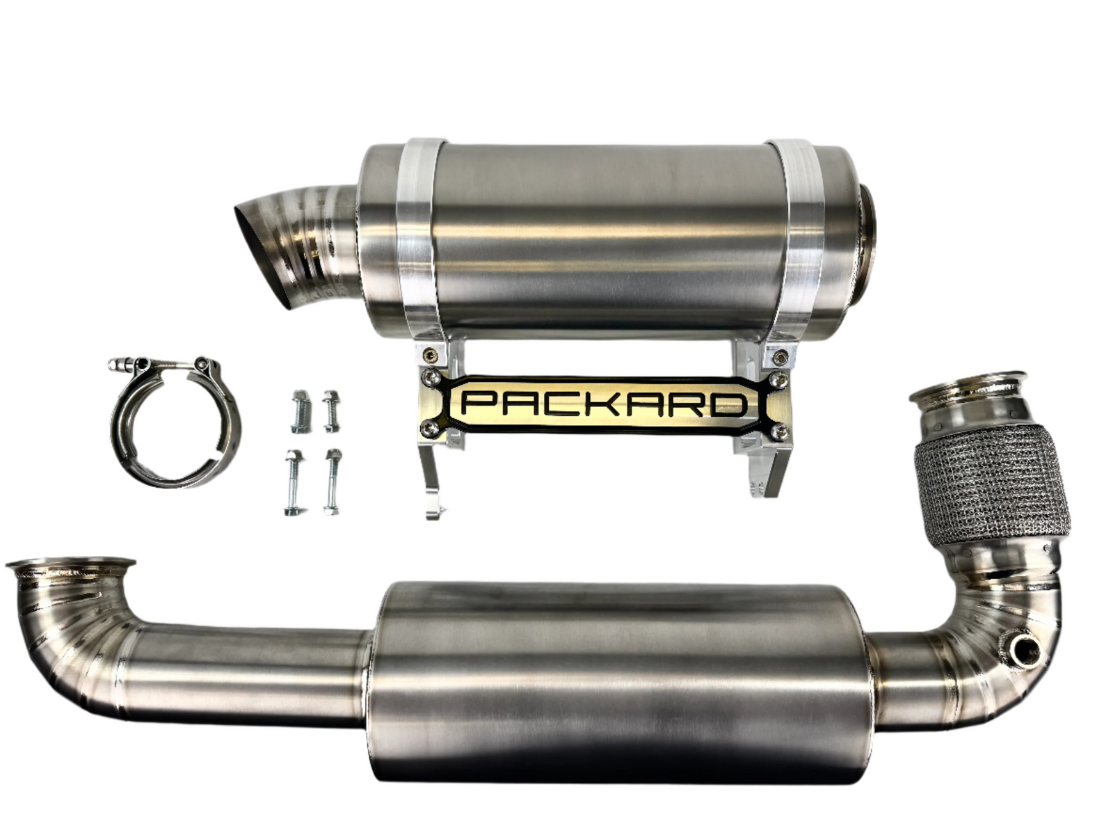 Packard Performance 3" Titanium Turbo Back Exhaust (Dual Muffler) for Can-Am X3-Performance-Packard Performance Dealer-Black Market UTV