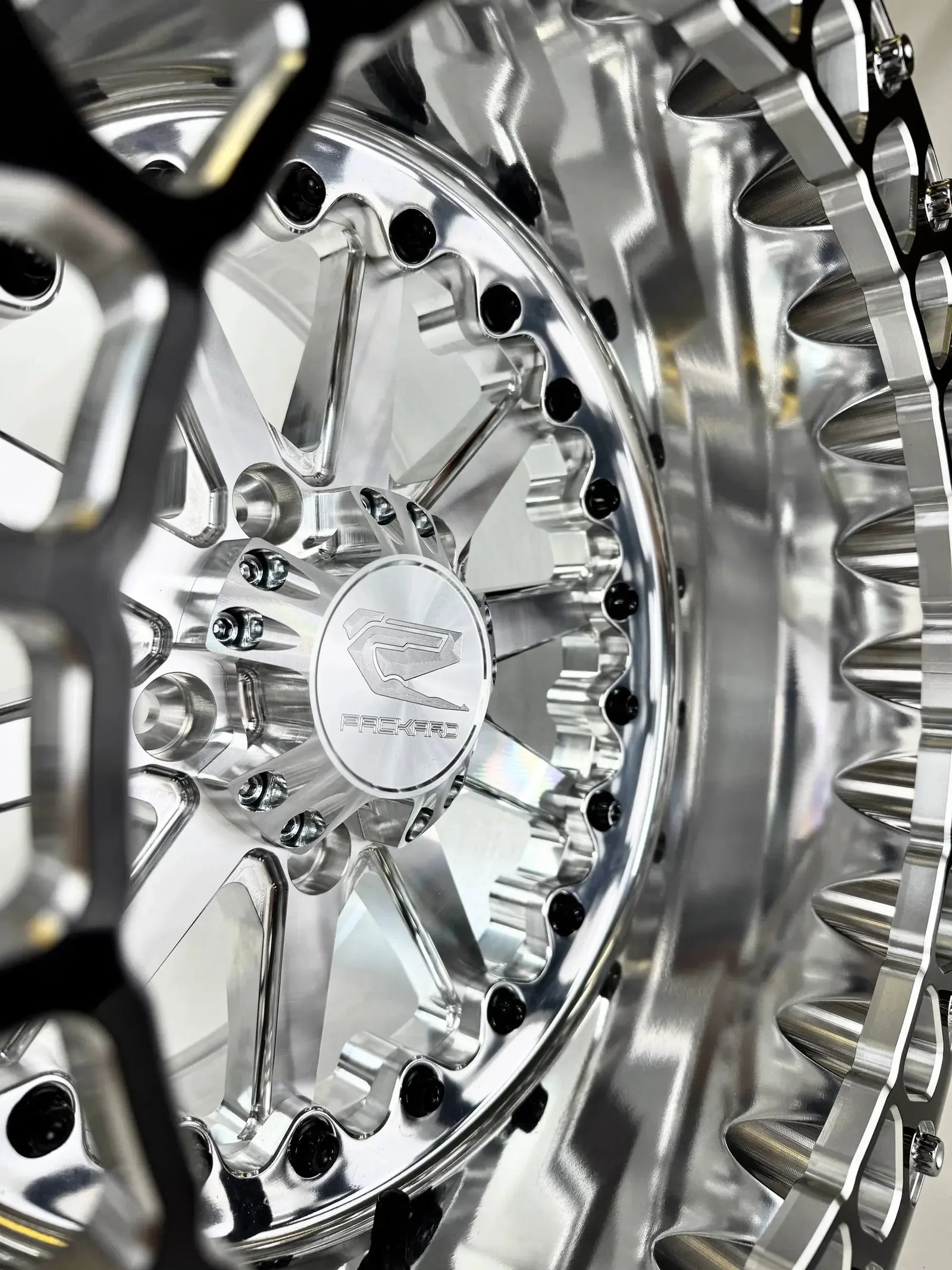 Element - FF Forged Polished Beadlock - Silver RZR Pro R 5x4.5-Wheels-Packard Performance-15x7 | 5X4.5-V.1-No-Black Market UTV