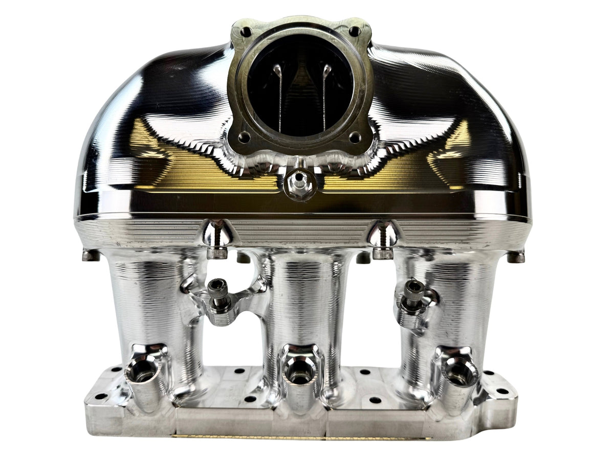 Packard Performance Billet Intake Plenum for Can-Am X3-Performance-Packard Performance Dealer-W/Out BOV Port-2017 - 2019-Silver-Black Market UTV