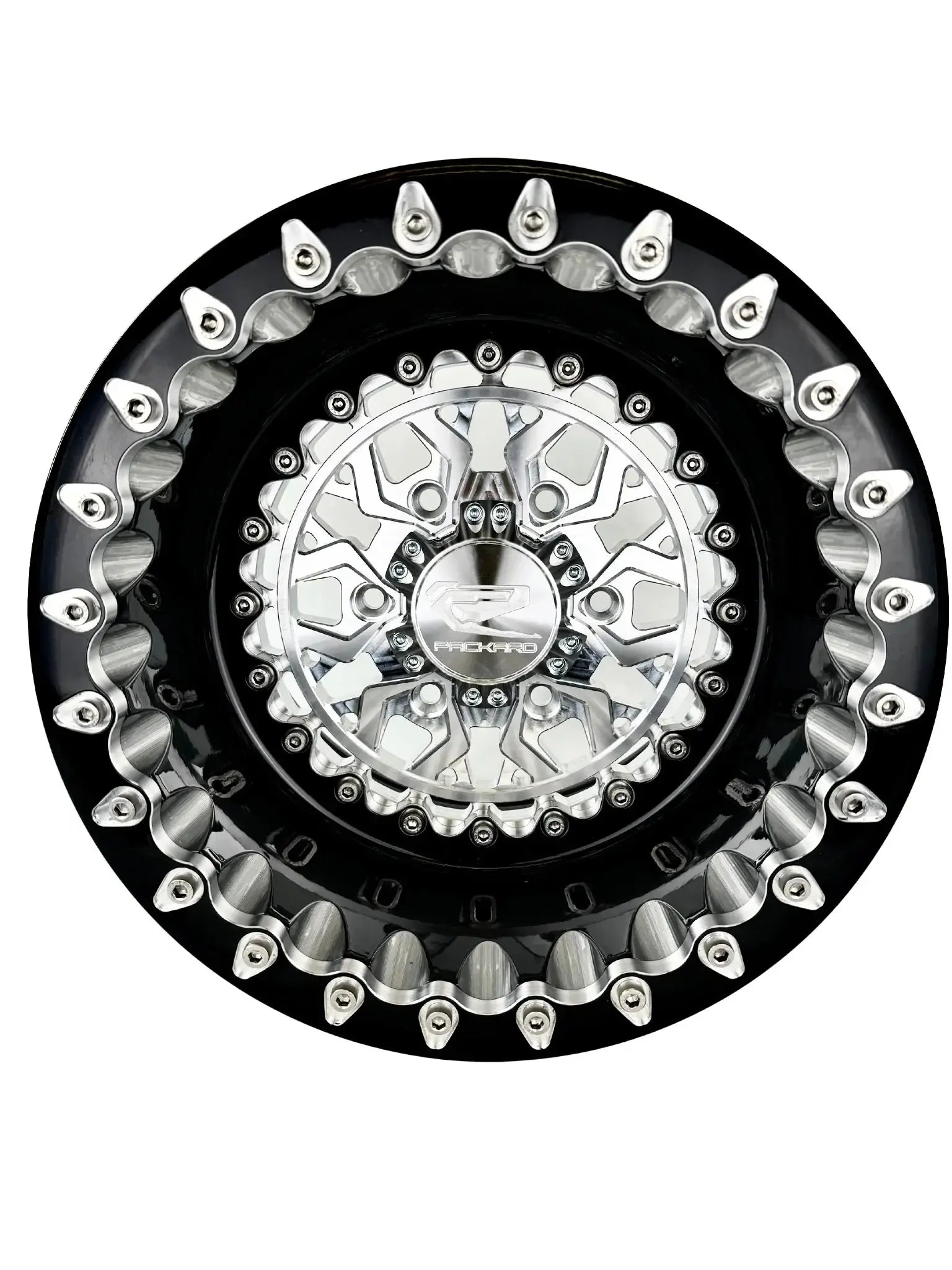 Apollo - FF Forged Beadlock - Silver Maverick R 6x139.7-Wheels-Packard Performance-15x7 | 6X139.7-V.1-Yes-Black Market UTV