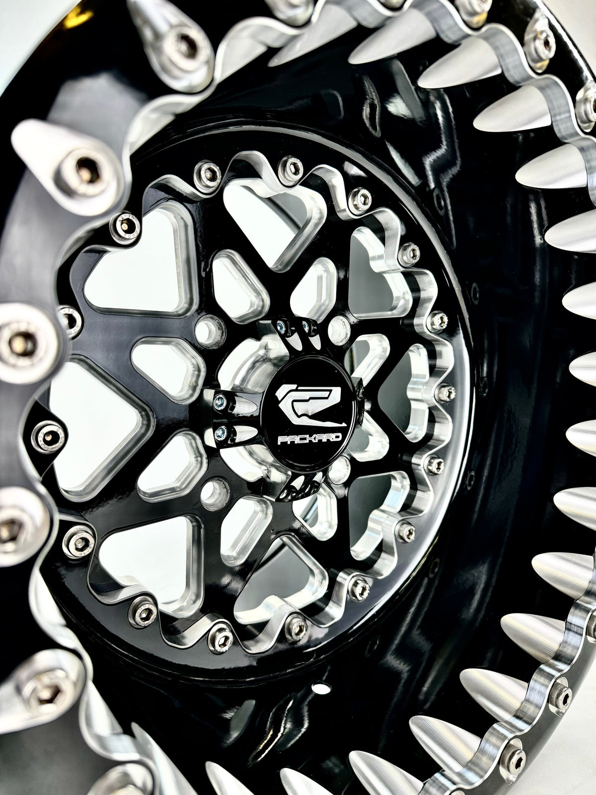 V2 Super Star - FF Forged Beadlock - Gloss Black-Wheels-Packard Performance Dealer-15x7 | 4x136-V.2-Black Market UTV