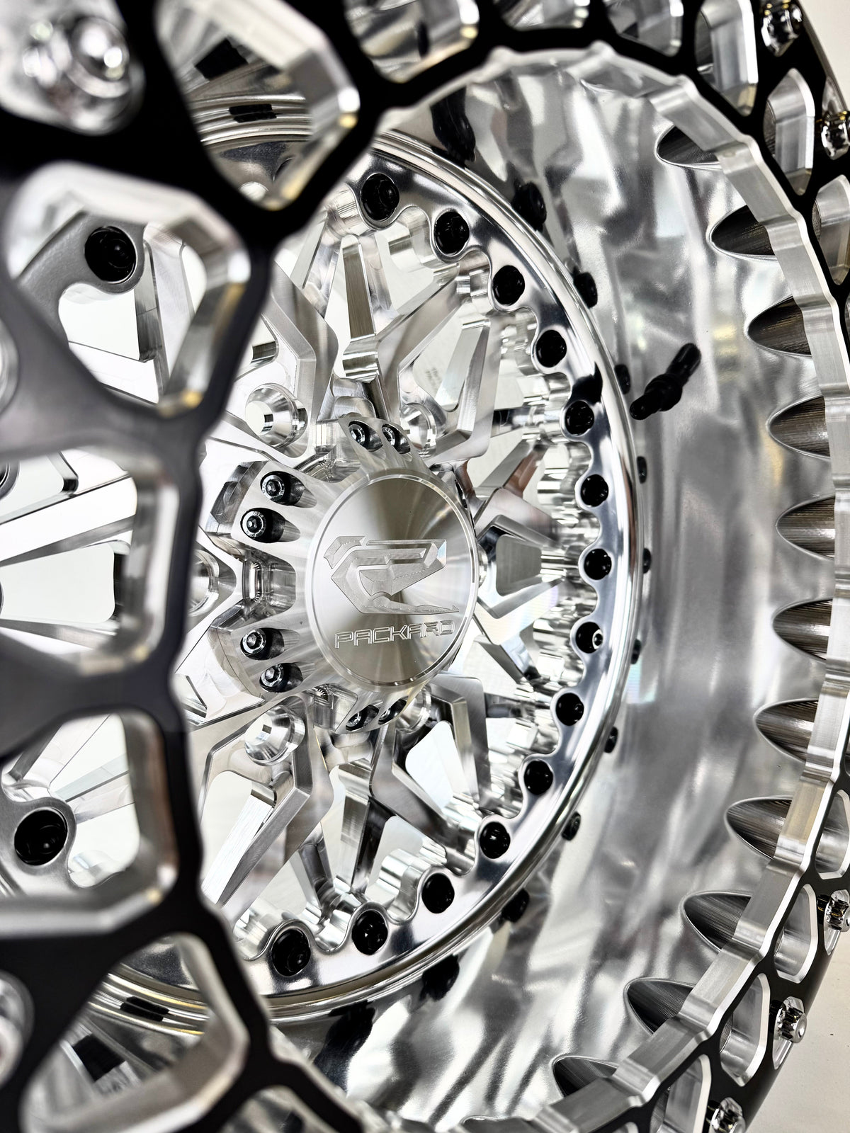 Impact - FF Forged Polished Beadlock - Silver Maverick R 6x139.7-Wheels-Packard Performance-15x7 | 6x139.7-V.1-No-Black Market UTV