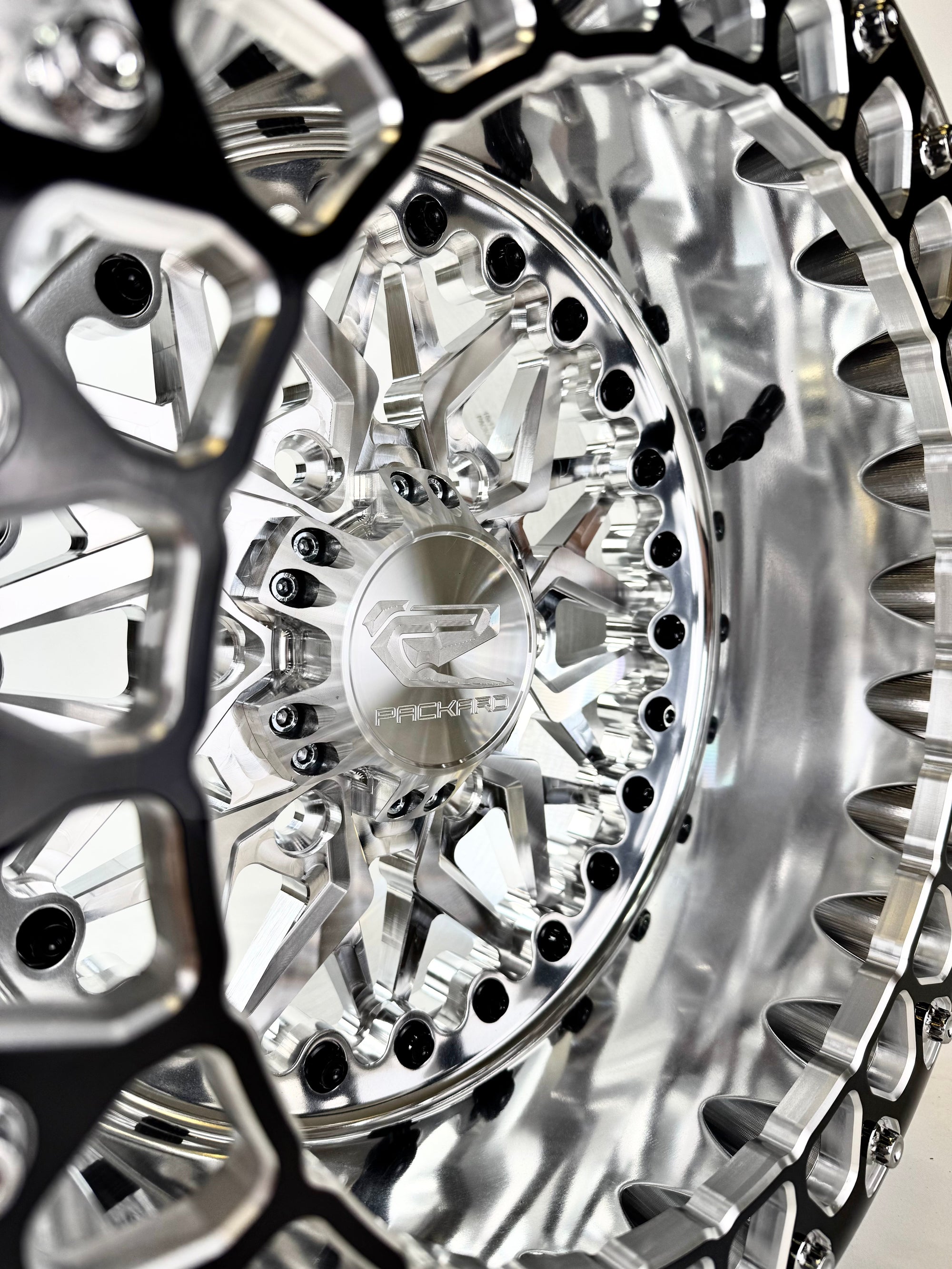 Impact - FF Forged Polished Beadlock - Silver Maverick R 6x139.7-Wheels-Packard Performance-15x7 | 6x139.7-V.1-No-Black Market UTV