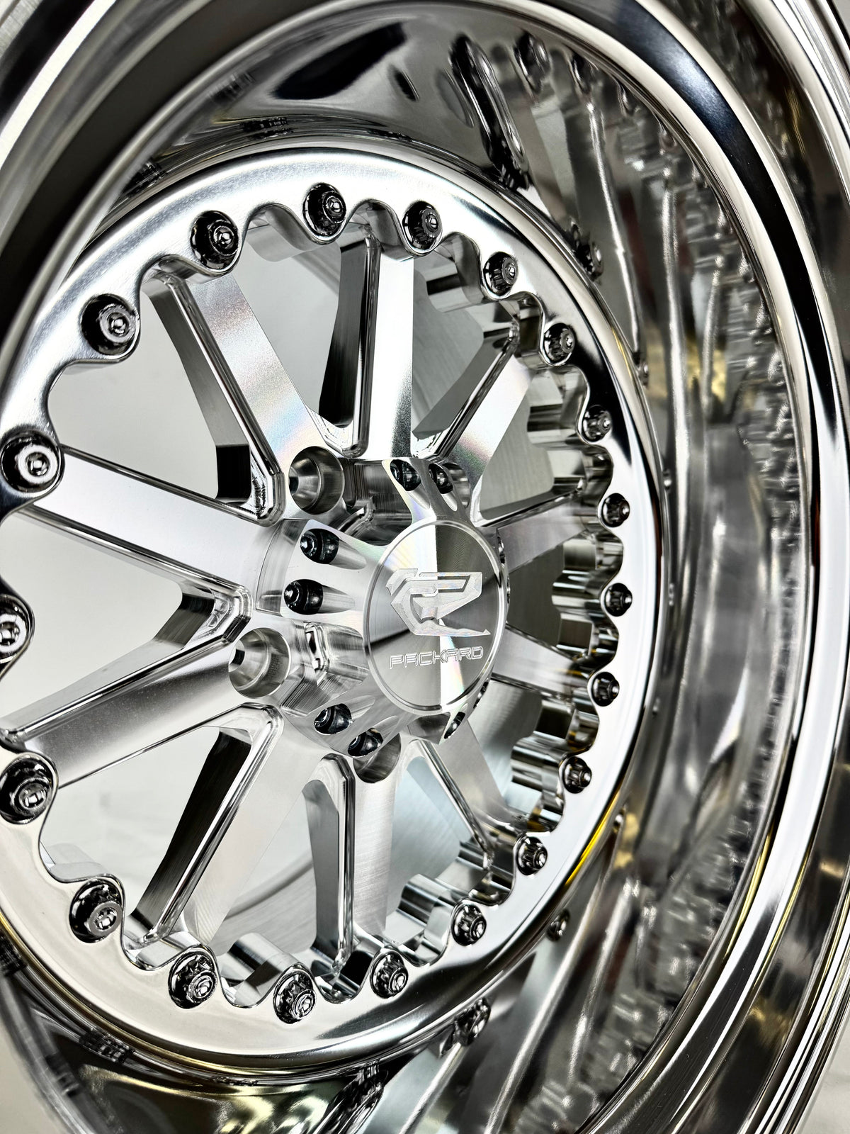 Element - FF Forged Polished Silver RZR PRO R 5X4.5-Wheels-Packard Performance-15x7 | 5X4.5-No-Black Market UTV