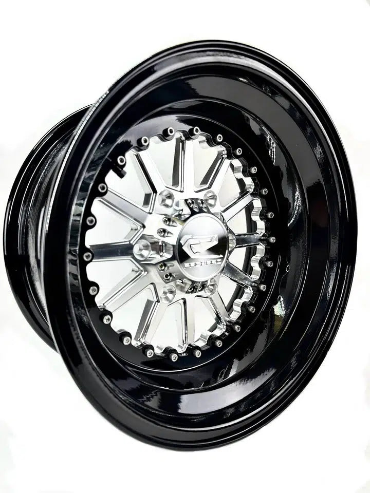 ELEMENT - SILVER MAVERICK R BY ULTRA-LIGHT-Wheels-Packard Performance-15x7 | 6x139.7-Black Market UTV