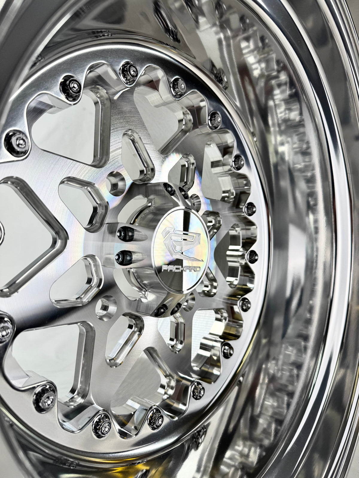 V2 - FF Forged Polished Silver-Wheels-Packard Performance-15x7 | 4x136-No-Black Market UTV