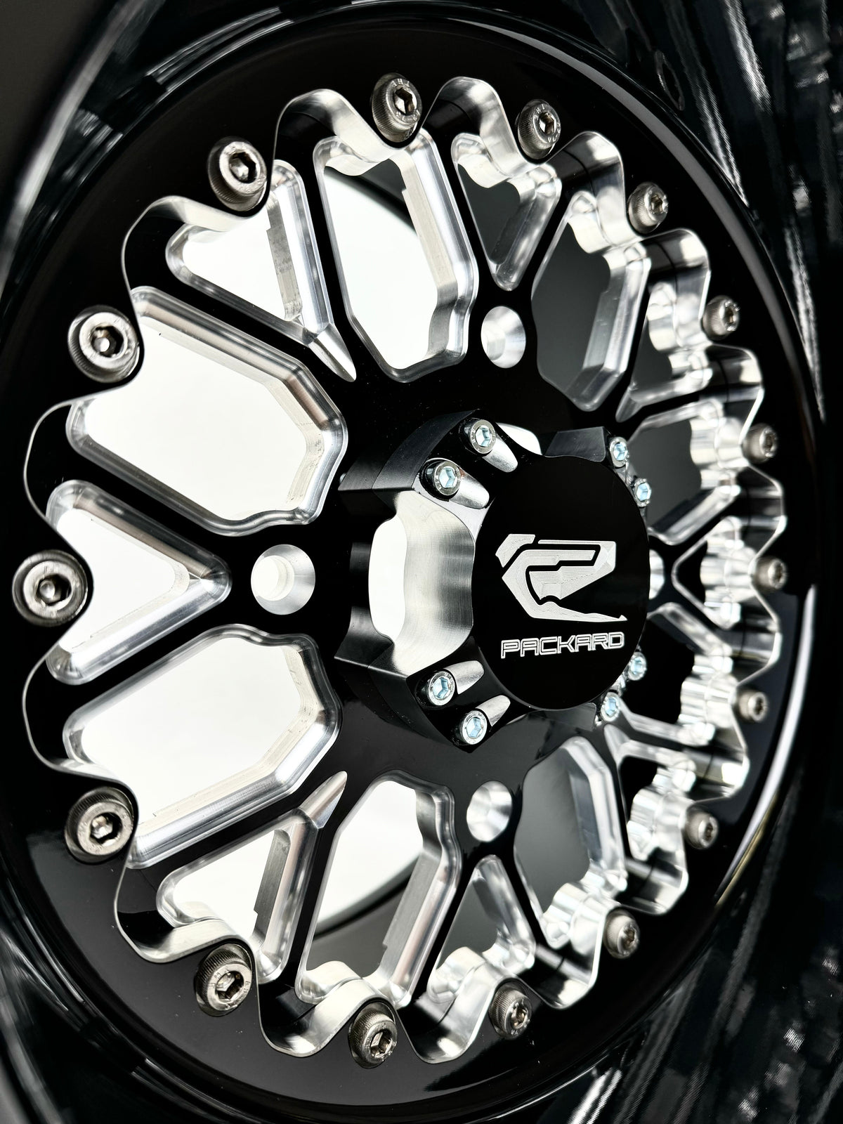 Wishbone - FF Forged Gloss Black-Wheels-Packard Performance-15x7 | 4x156-Black Market UTV