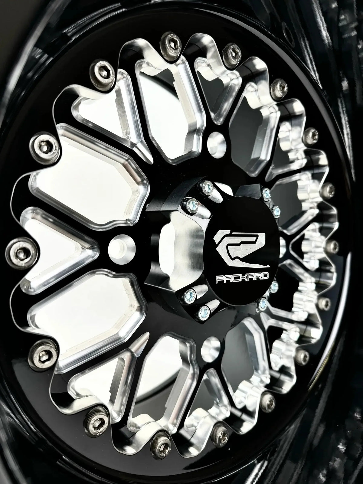 Wishbone - FF Forged Gloss Black-Wheels-Packard Performance-15x7 | 4x156-Black Market UTV