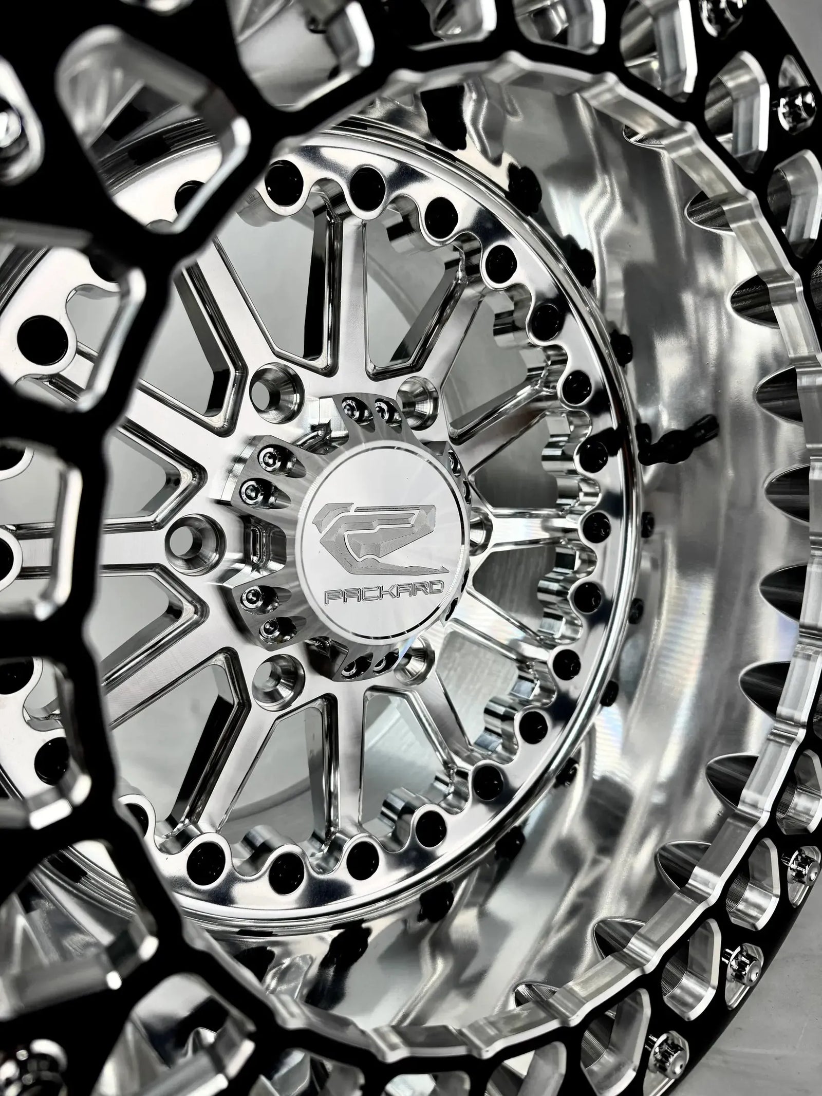 Element - FF Forged Polished Beadlock - Silver Maverick R 6x139.7-Wheels-Packard Performance-15x7 | 6X139.7-V.1-No-Black Market UTV