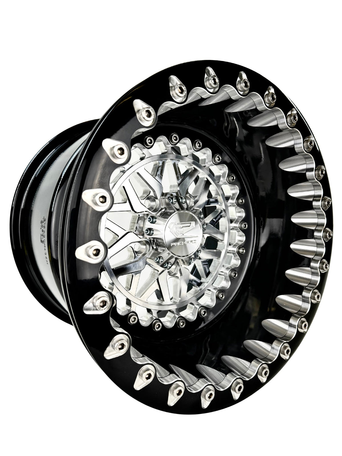 Apollo - FF Forged Beadlock - Silver RZR Pro R 5x4.5-Wheels-Packard Performance Dealer-15x7 | 5X4.5-V.3-Yes-Black Market UTV