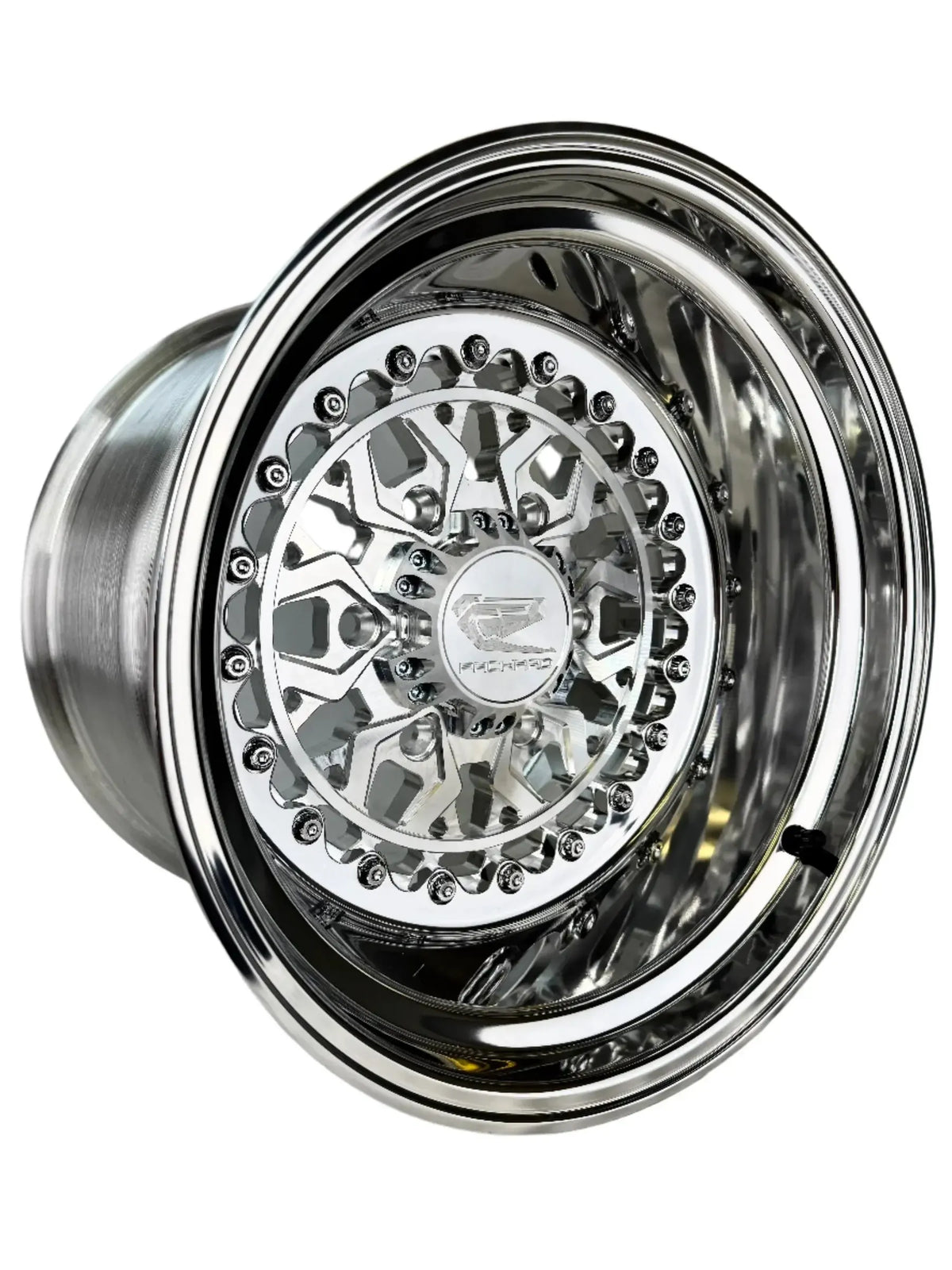 Apollo - FF Forged Polished Silver Maverick R 6x139.7-Wheels-Packard Performance-15x7 | 6x139.7-No-Black Market UTV