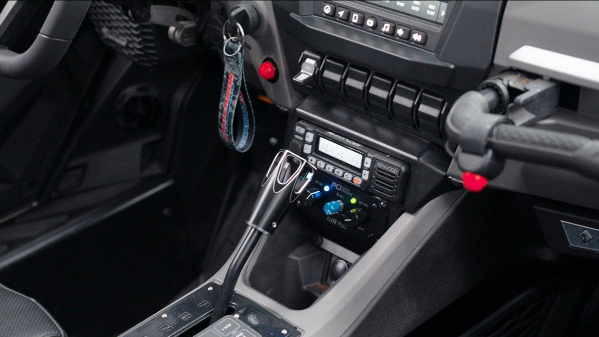 POLARIS TURBO R & PRO R RADIO MOUNTS-Geiser Performance-PCI-2022-2024-Black Market UTV