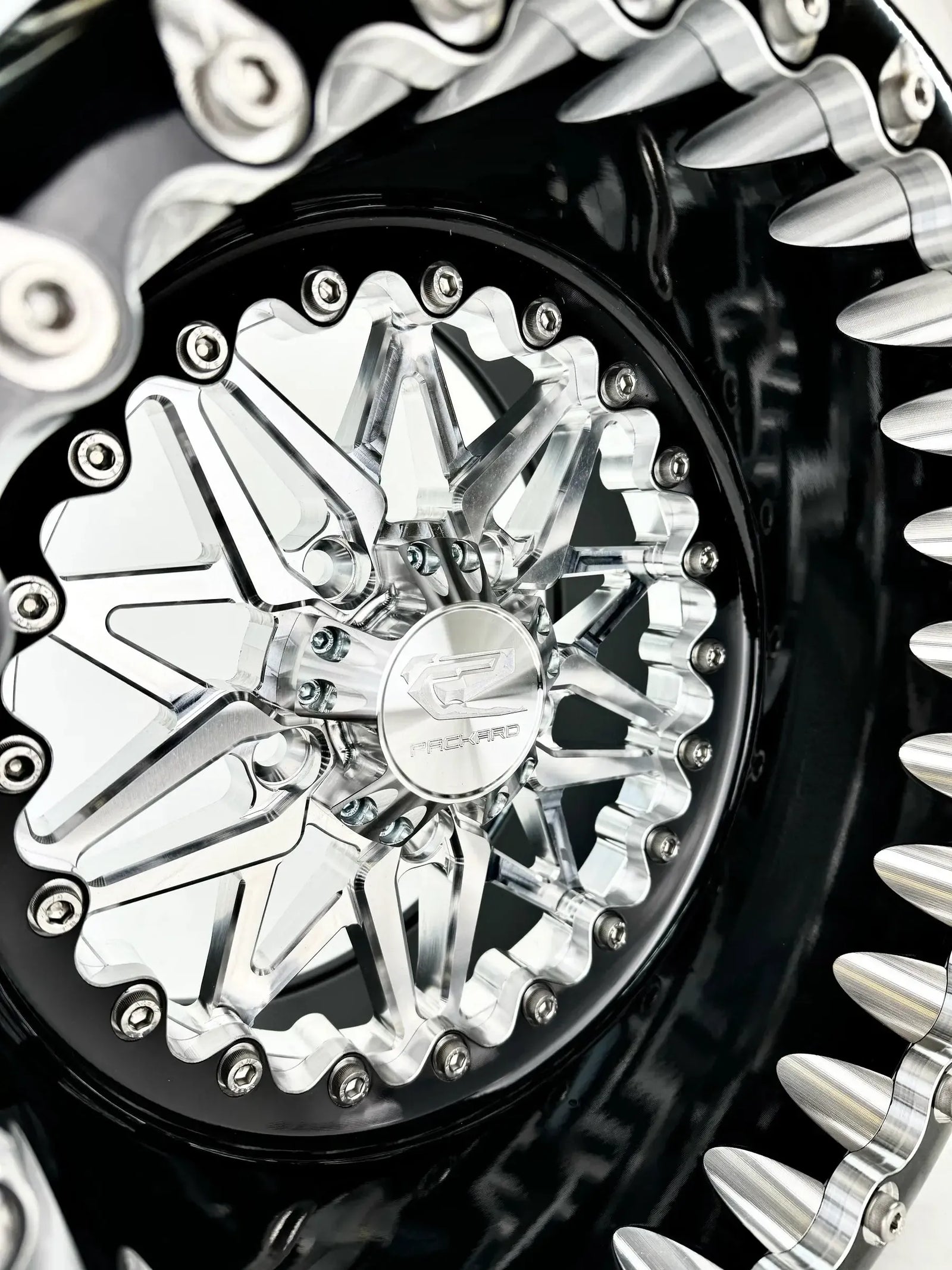 Impact - FF Forged Beadlock - Silver RZR Pro R 5x4.5-Wheels-Packard Performance-15x7 | 5X4.5-V.1-Yes-Black Market UTV