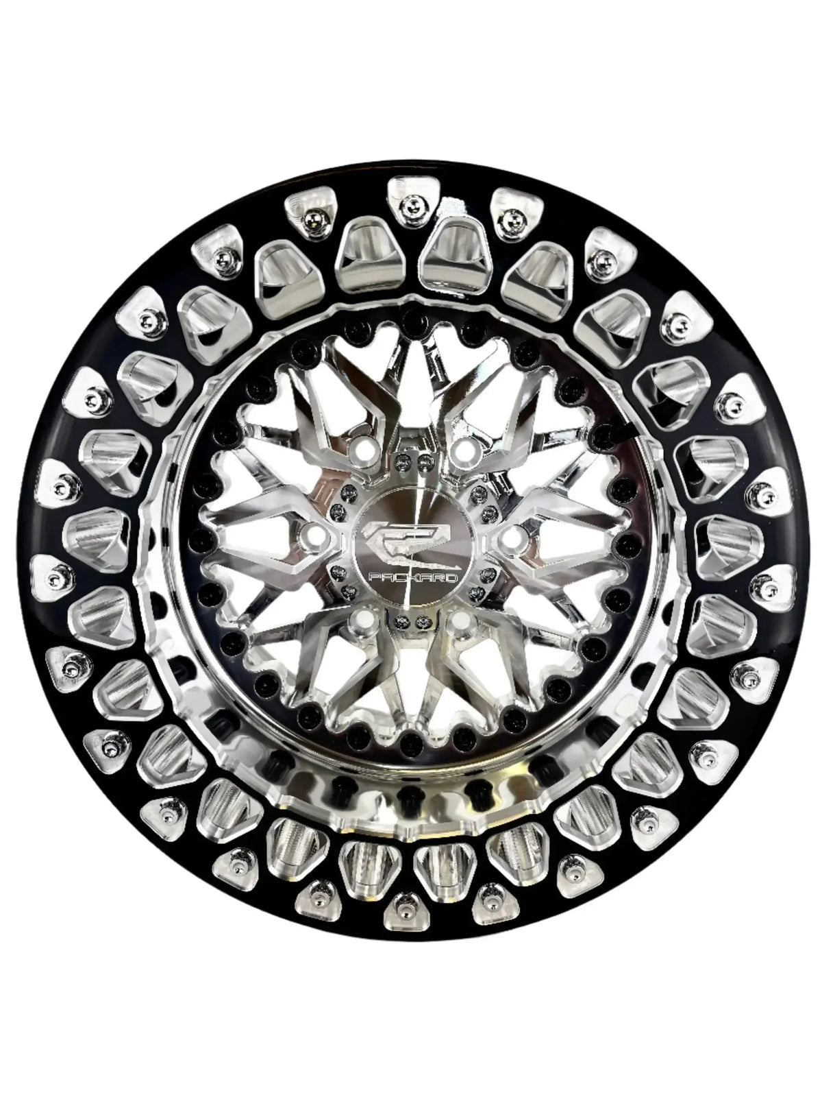Impact - FF Forged Beadlock - Silver Maverick R 6x139.7-Wheels-Packard Performance-15x7 | 6x139.7-V.1-Yes-Black Market UTV
