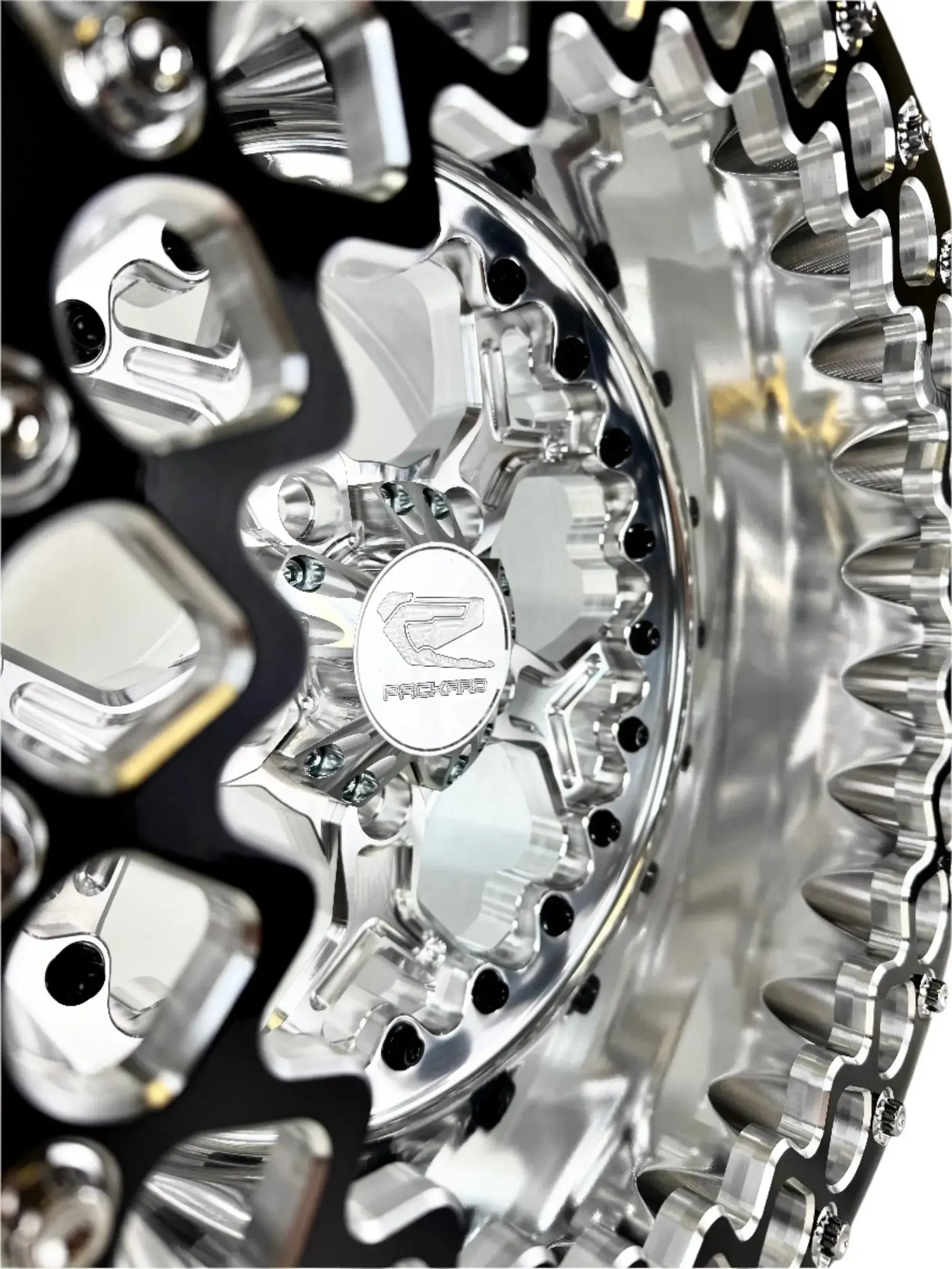 Pro 5 - FF Forged Polished Silver RZR PRO R 5X4.5-Wheels-Packard Performance-15x7 | 5X4.5-No-Black Market UTV