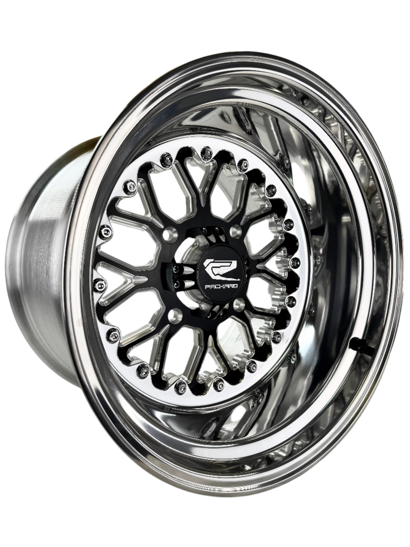 Wishbone - FF Forged Polished Gloss Black-Wheels-Packard Performance Dealer-15x7 | 4x136-Black Market UTV