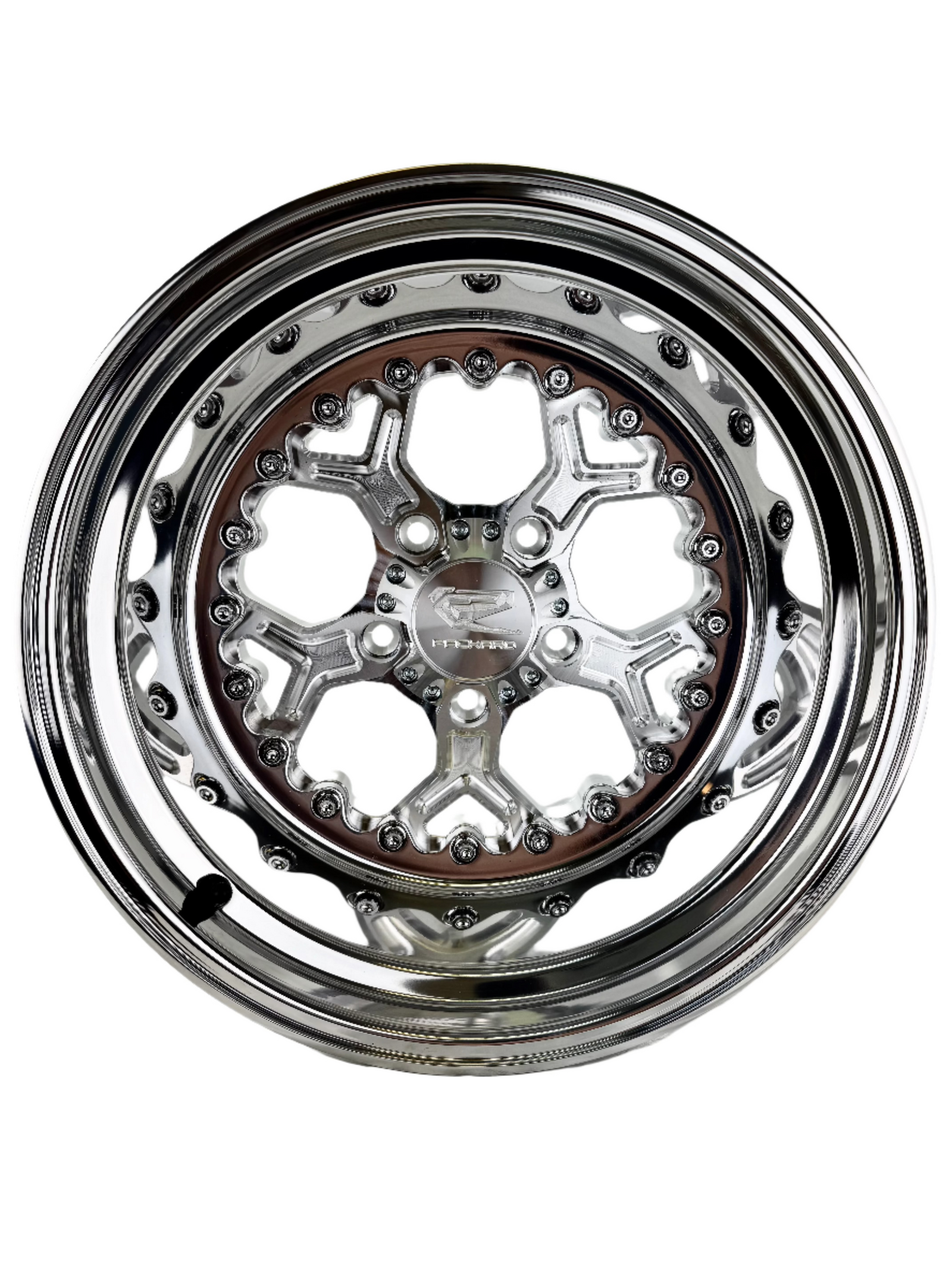 Pro 5 - FF Forged Polished Silver RZR PRO R 5X4.5-Wheels-Packard Performance Dealer-15x7 | 5X4.5-No-Black Market UTV