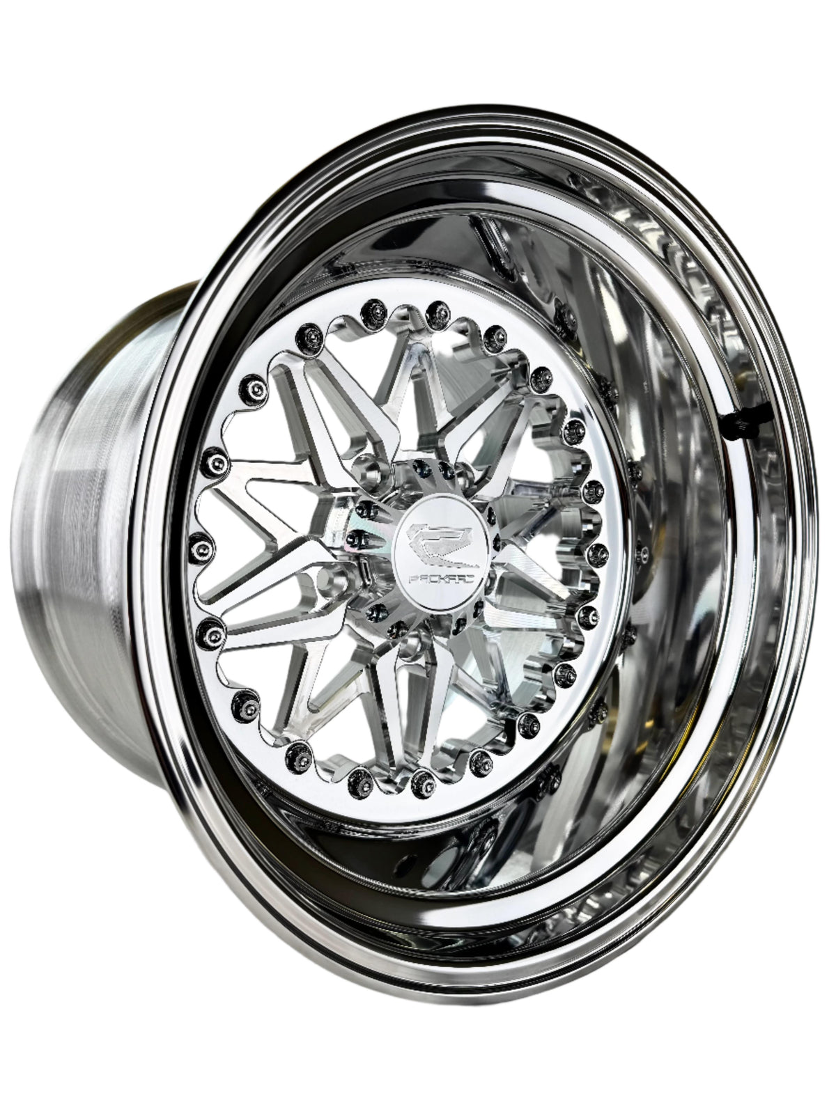 Impact 2.0 - FF Forged Polished Silver RZR PRO R 5X4.5-Wheels-Packard Performance Dealer-15x7 | 5X4.5-No-Black Market UTV