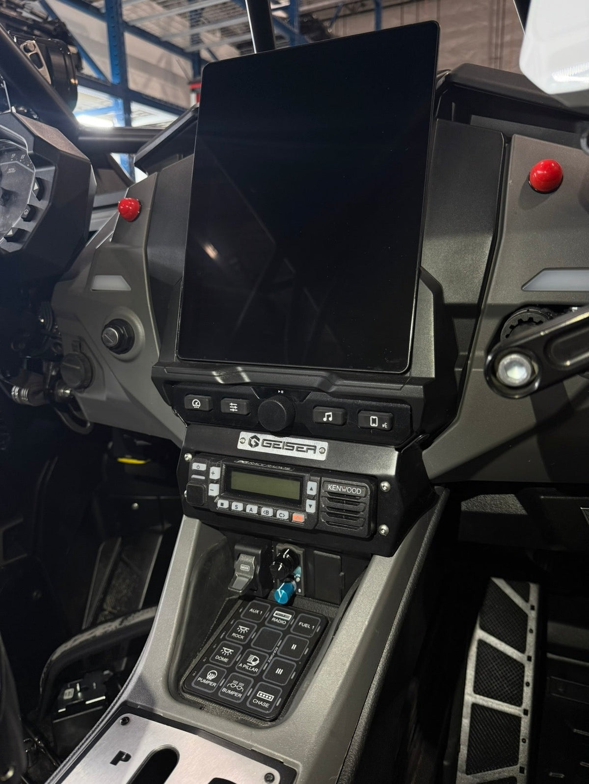 POLARIS TURBO R & PRO R RADIO MOUNTS-Geiser Performance-PCI-2022-2024-Black Market UTV