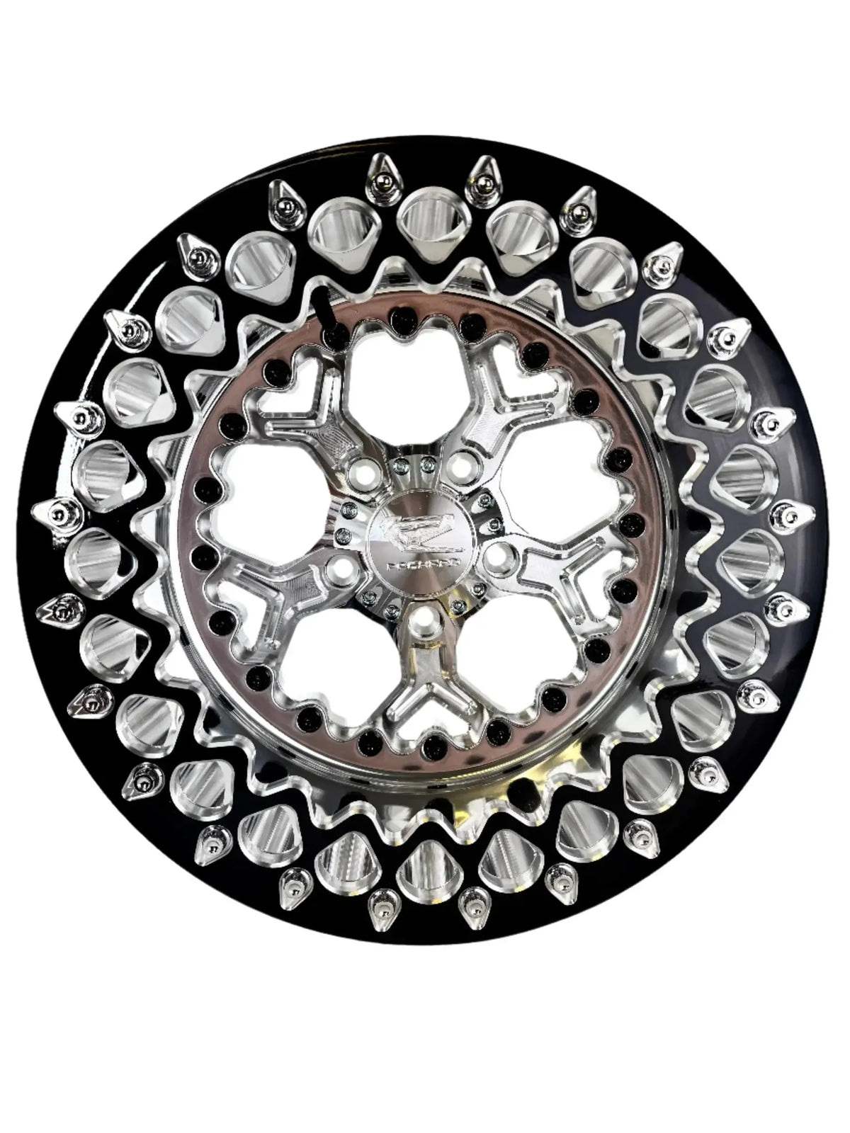 Pro 5 - FF Forged Polished Silver RZR PRO R 5X4.5-Wheels-Packard Performance-15x7 | 5X4.5-No-Black Market UTV