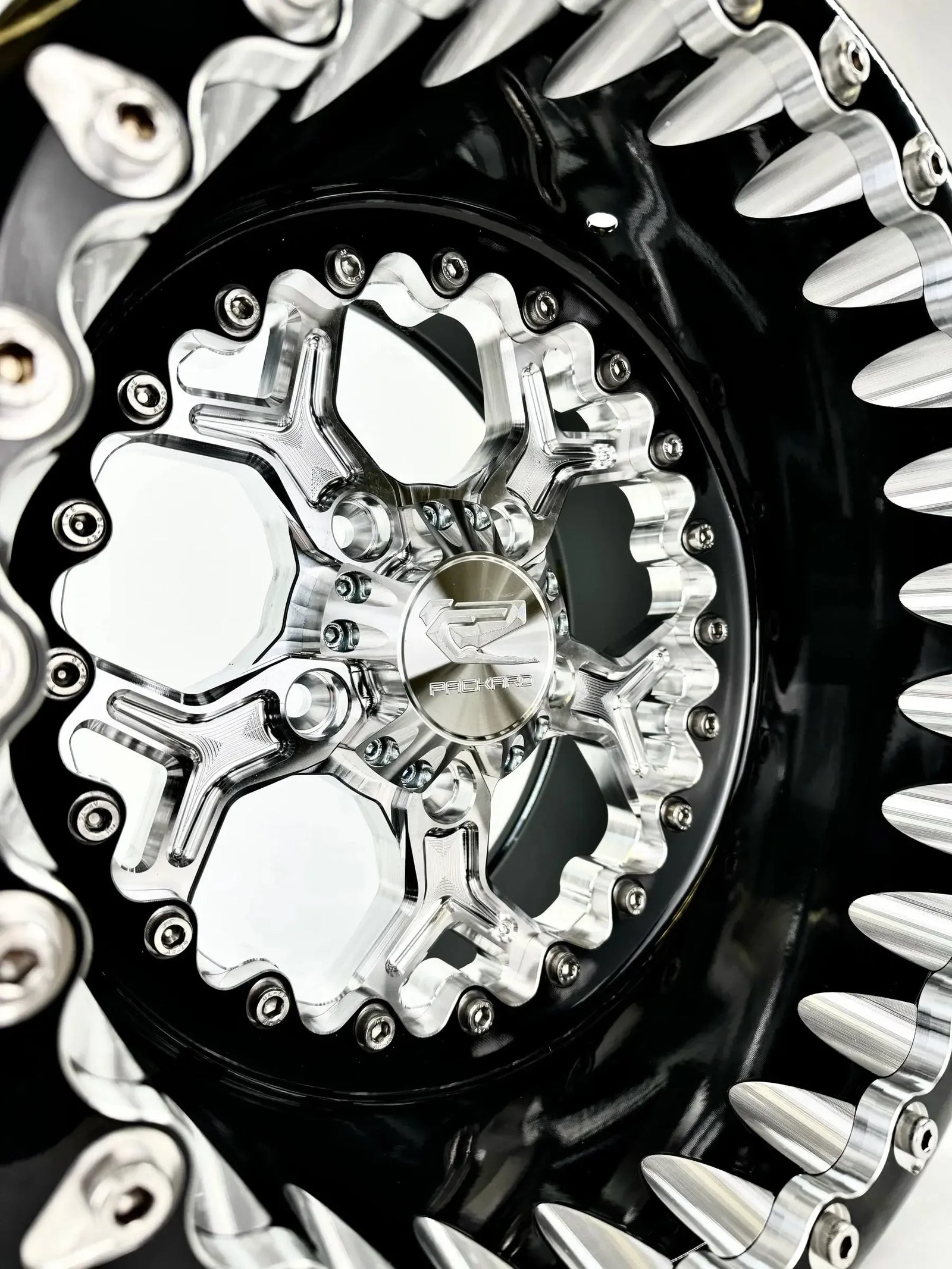 Pro 5 - FF Forged Beadlock - Silver RZR Pro R 5x4.5-Wheels-Packard Performance-15x7 | 5X4.5-V.1-Yes-Black Market UTV