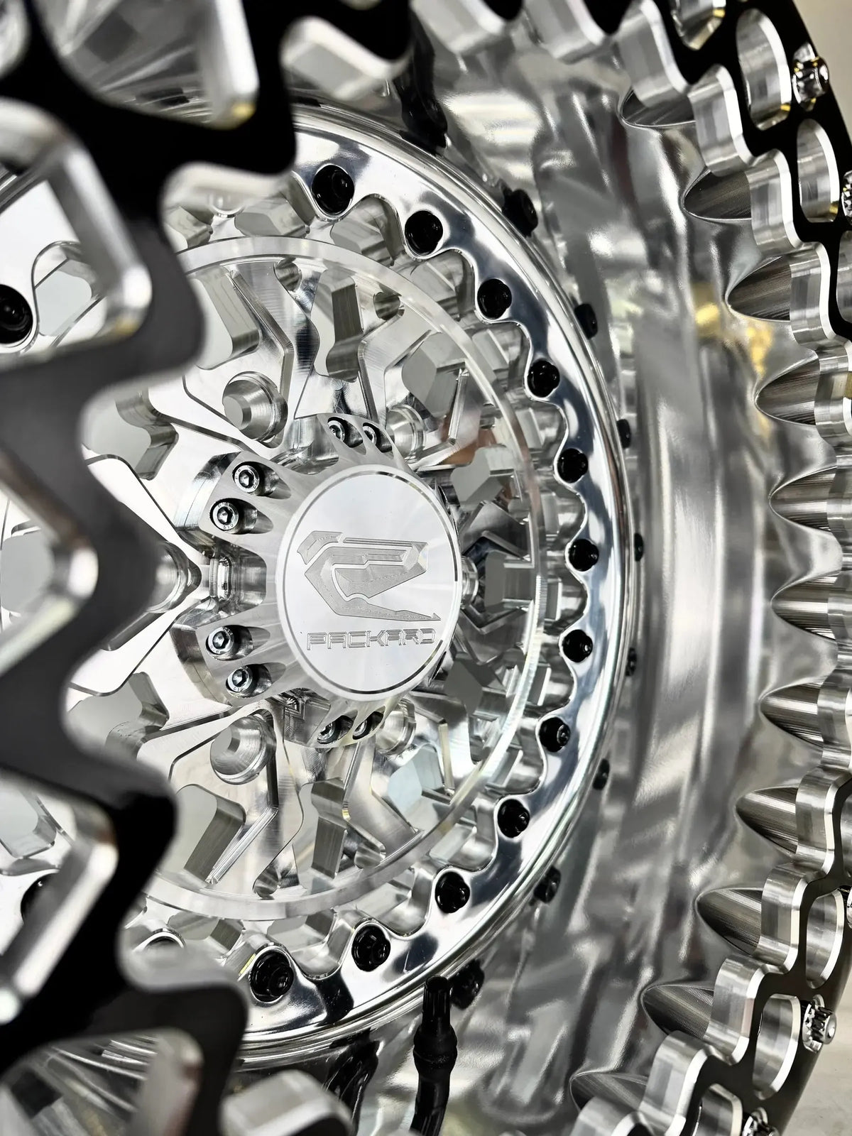 Apollo - FF Forged Polished Beadlock - Silver Maverick R 6x139.7-Wheels-Packard Performance-15x7 | 6X139.7-V.1-No-Black Market UTV