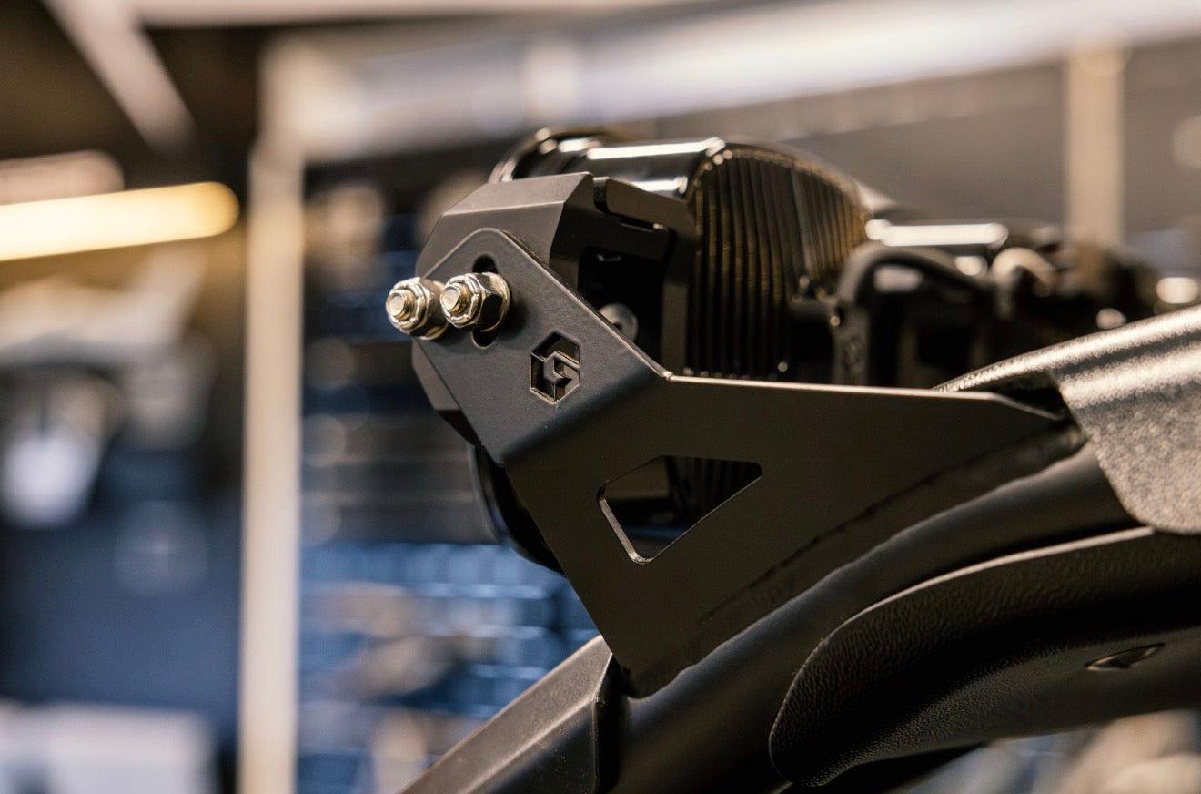 GEISER MAVERICK R LIGHT BAR TABS-Geiser Performance-BAJA DESIGNS ONX6 50"-Black Market UTV