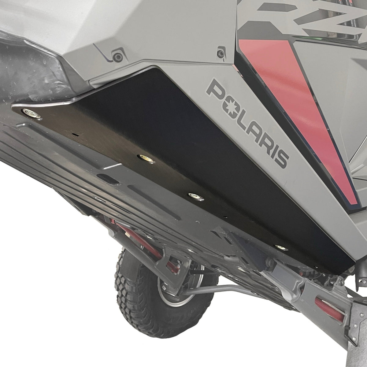 Polaris RZR Turbo R / Pro S UHMW Rock Sliders-Rock Sliders-Factory UTV-3/8&quot;-Install with Factory UTV Skid Plate-Low profile-Black Market UTV