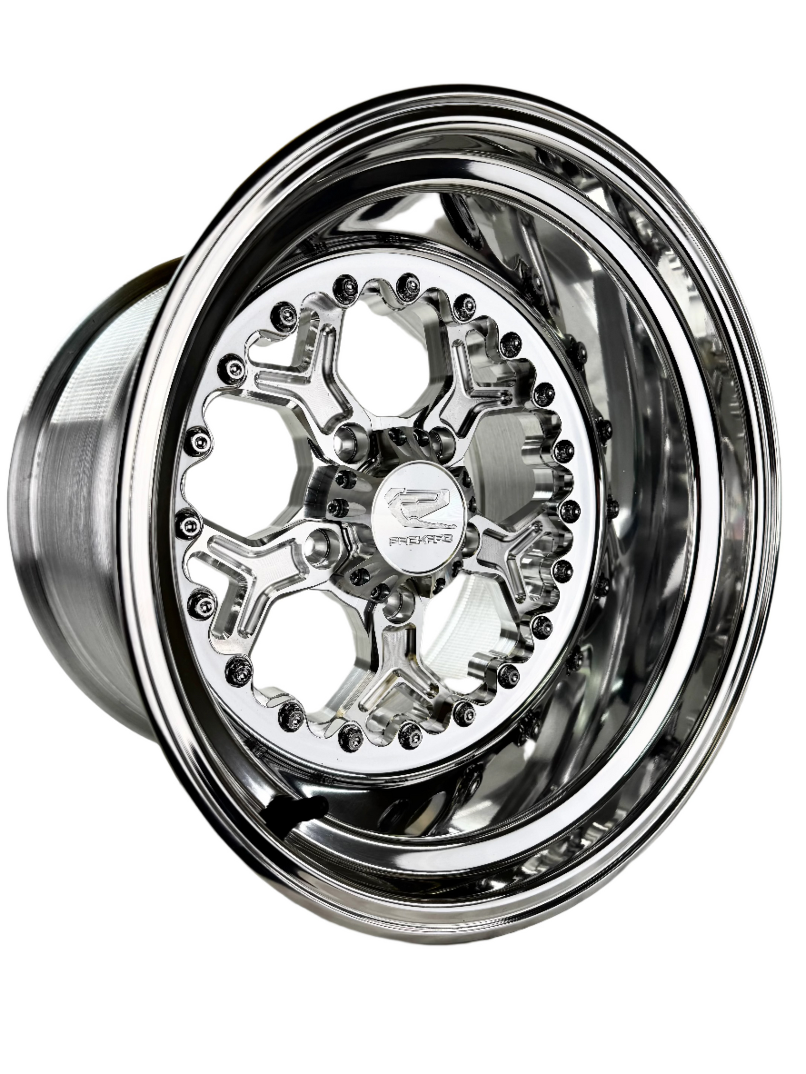 Pro 5 - FF Forged Polished Silver RZR PRO R 5X4.5-Wheels-Packard Performance Dealer-15x7 | 5X4.5-No-Black Market UTV