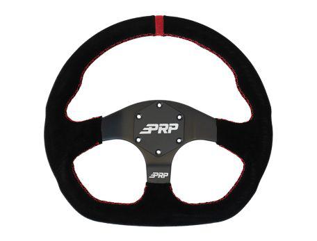 COMP-R STEERING WHEEL (SUEDE)-Steering Wheel-PRP Seats-Black-Black Market UTV