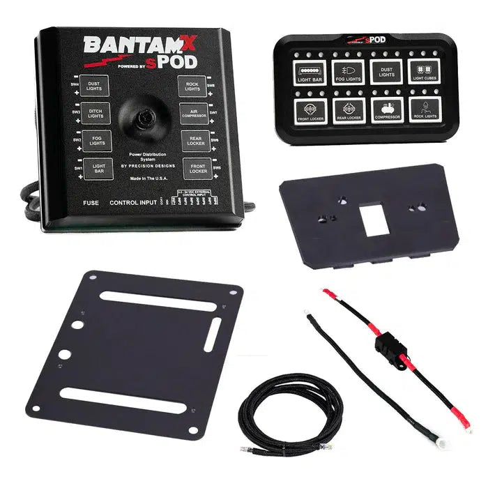 CAN AM MAVERICK R HD BANTAMX CENTER CONSOLE KIT-Launch Control-Baja Designs-Black Market UTV
