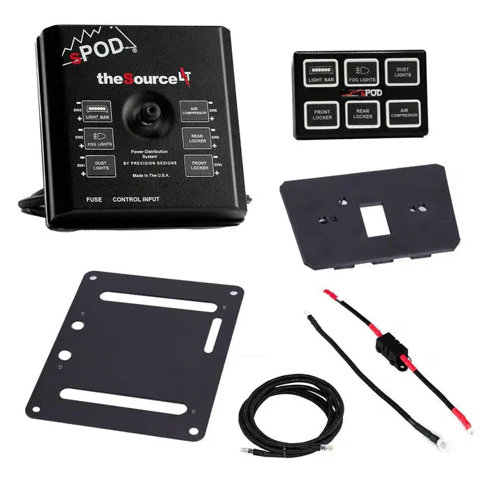 CAN AM MAVERICK R MINI6 SOURCELT CENTER CONSOLE KIT-Launch Control-Baja Designs-Black Market UTV