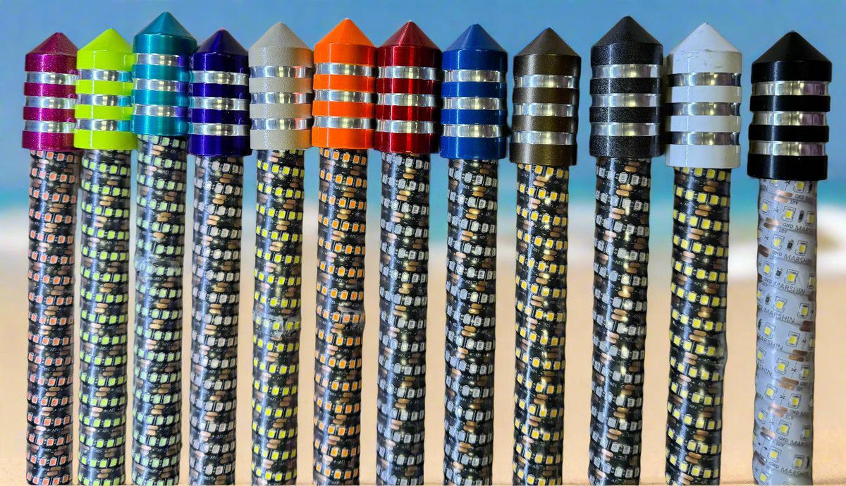 Game Changer LED Whip - Vibrant Blue Single