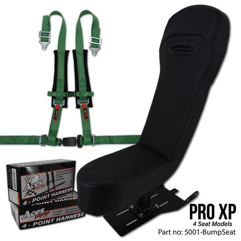 PRO XP Bump Seat-Seats-Aces Racing-Green-Black Market UTV