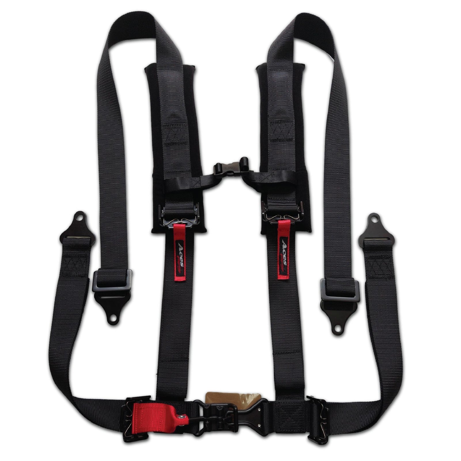 4-Point Harness Latch & Link Buckle-Harnesses-Aces Racing-Black-Black Market UTV