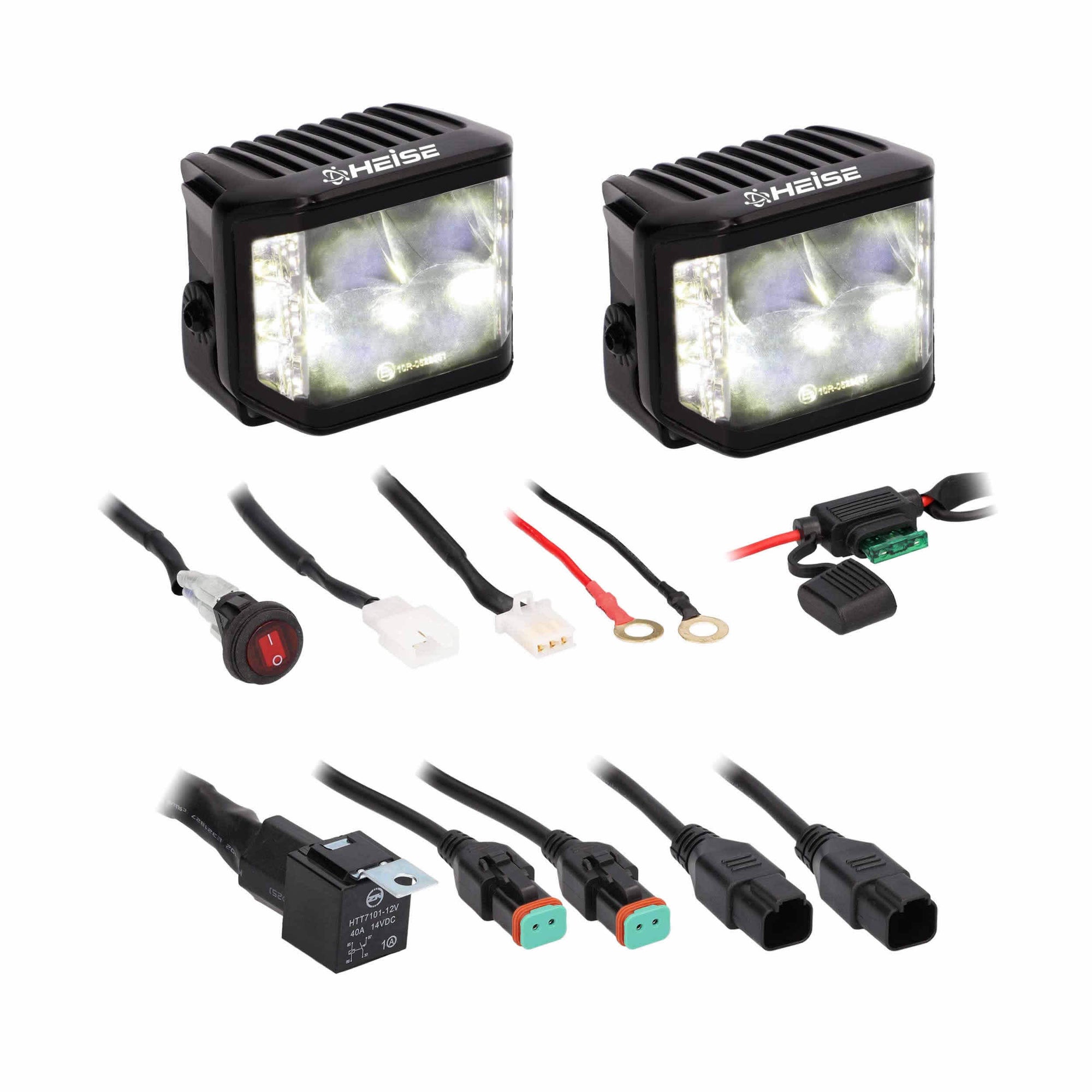 Universal - Blackout Series 140° Cube Lights-Lighting Pods-Heise-Black Market UTV