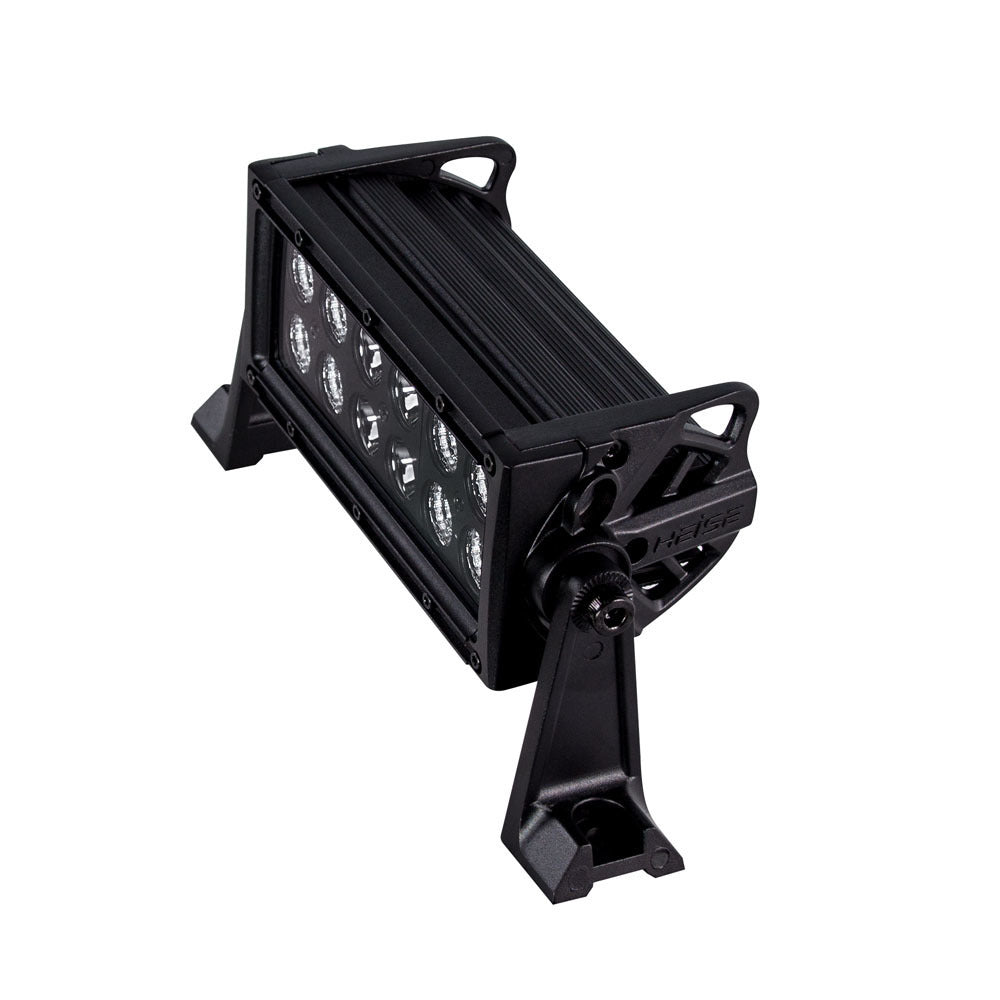 Universal - Dual Row Blackout Lightbar - 8 Inch, 12 LED-Light Bar-Heise-Black Market UTV