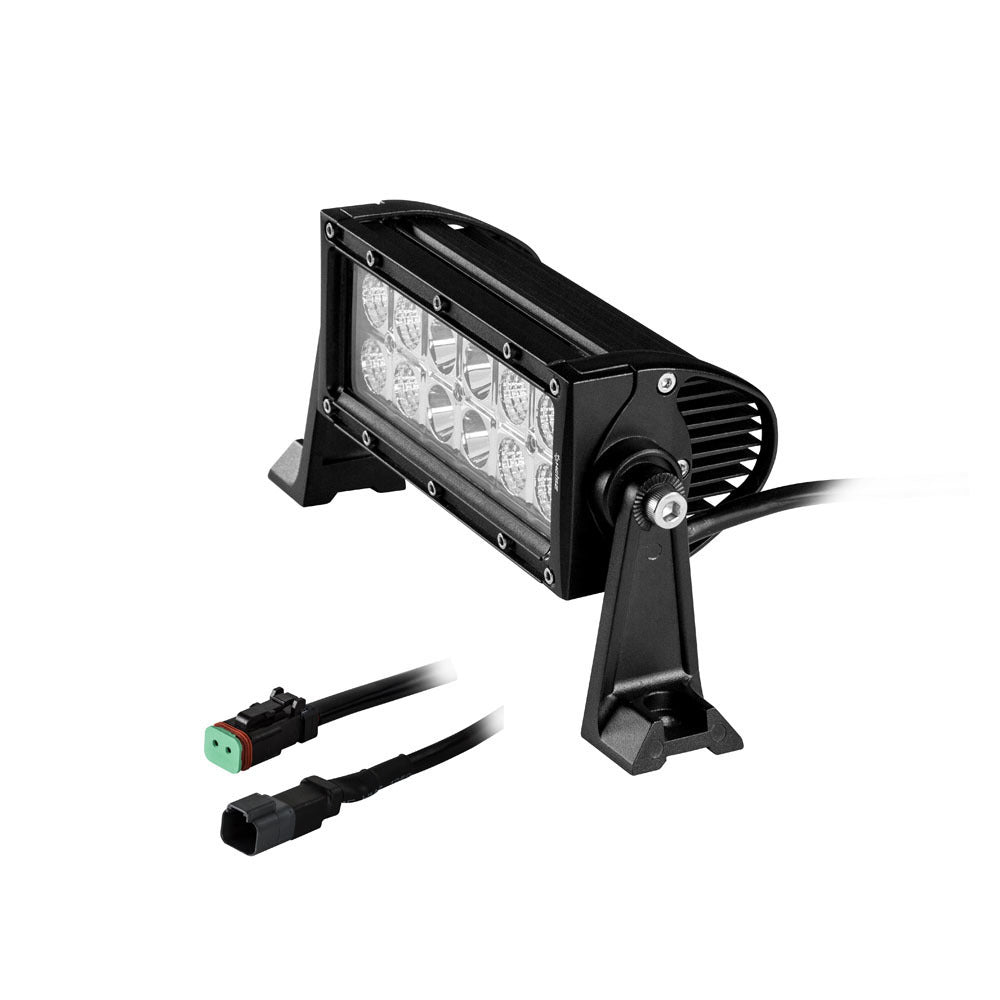 Universal - Dual Row Lightbar - 8 Inch, 12 LED-Light Bars-Heise-Black Market UTV