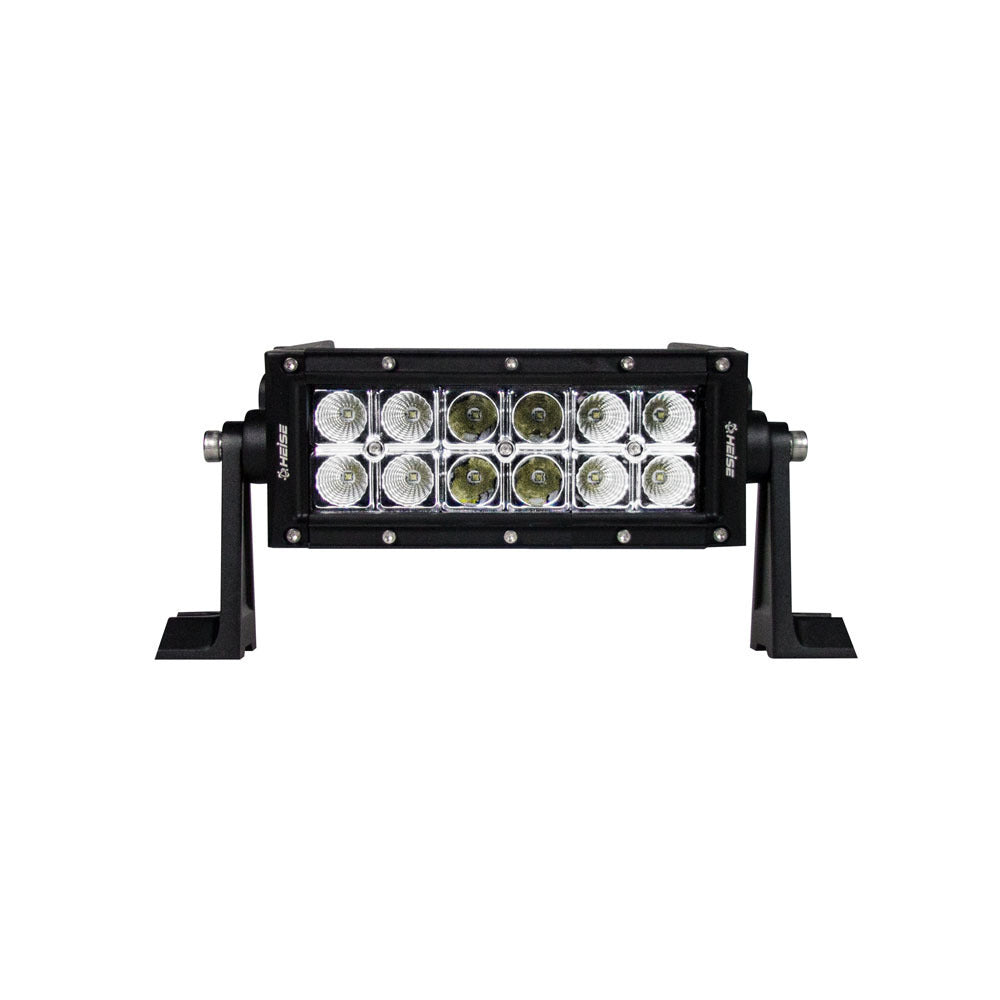 Universal - Dual Row Lightbar - 8 Inch, 12 LED-Light Bars-Heise-Black Market UTV