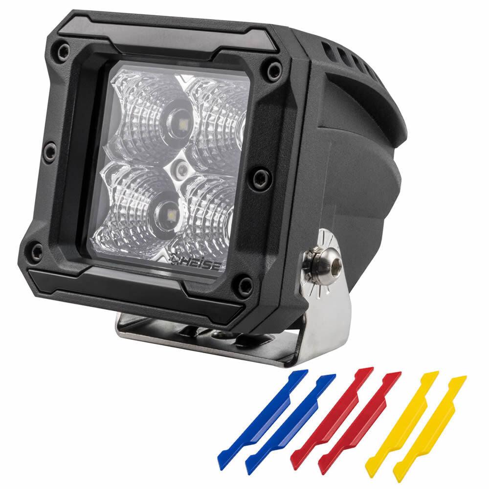 Universal - Flood Beam Cube Light - 3 Inch, 4 LED-Lighting Pods-Heise-Black Market UTV