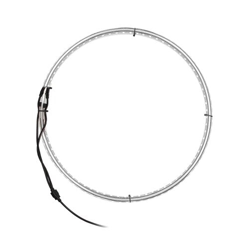 Single RGBW Expandable Wheel Ring - 15&quot;-18&quot;-LED Light-Heise-Black Market UTV