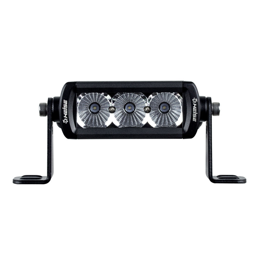 Universal - Single Row Slimline Lightbar - 5.5 Inch, 3 LED-Light Bars-Heise-Black Market UTV