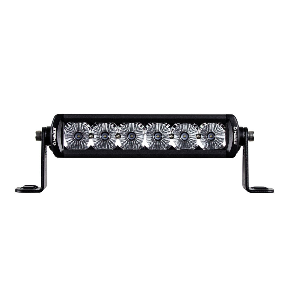 Universal - Single Row Slimline Lightbar - 9.25 Inch, 6 LED-Light Bars-Heise-Black Market UTV