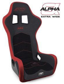 Alpha Extra Wide Composite Race Seat-Seats-PRP Seats-Red-Black Market UTV