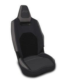 Front Seat Covers for 2025+ Polaris RZR PRO XP, PRO R, PRO S with Cooled Seats (Pair)-Seat-PRP Seats-Black/ Grey-Black Market UTV