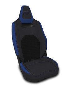 Front Seat Covers for 2025+ Polaris RZR PRO XP, PRO R, PRO S with Cooled Seats (Pair)-Seat-PRP Seats-Black/ Blue-Black Market UTV