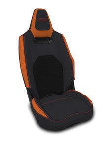 Front Seat Covers for 2025+ Polaris RZR PRO XP, PRO R, PRO S with Cooled Seats (Pair)-Seat-PRP Seats-Black/ Orange-Black Market UTV