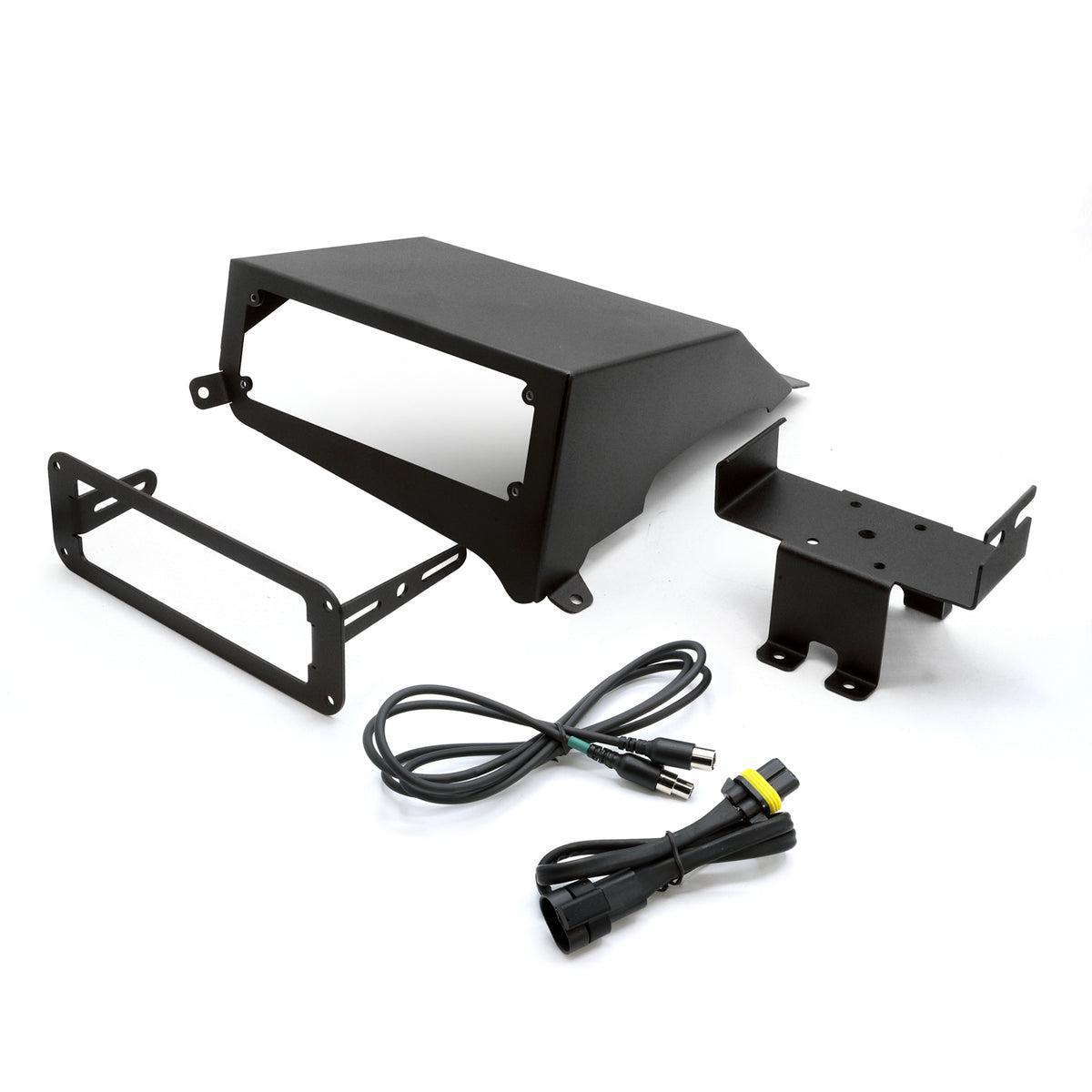 Can-Am Maverick R Remote Head Top Mount Kit-Radio Mount -Rugged Radio-Black Market UTV