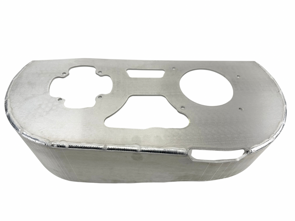 Packard Performance Scatter Shield Clutch Cover for Can-Am X3-Performance-Packard Performance Dealer-Brushed Aluminum-Black Market UTV